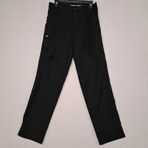 Chef Works Eaze Cargo Pants Mens Small Black Drawstring Chef Employee Uniform